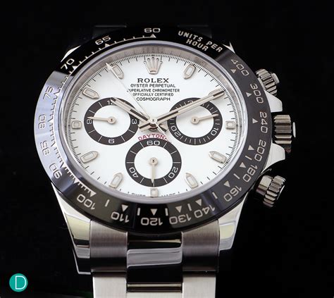 rolex ref. 116500 daytona white dial|rolex daytona 116520 review.